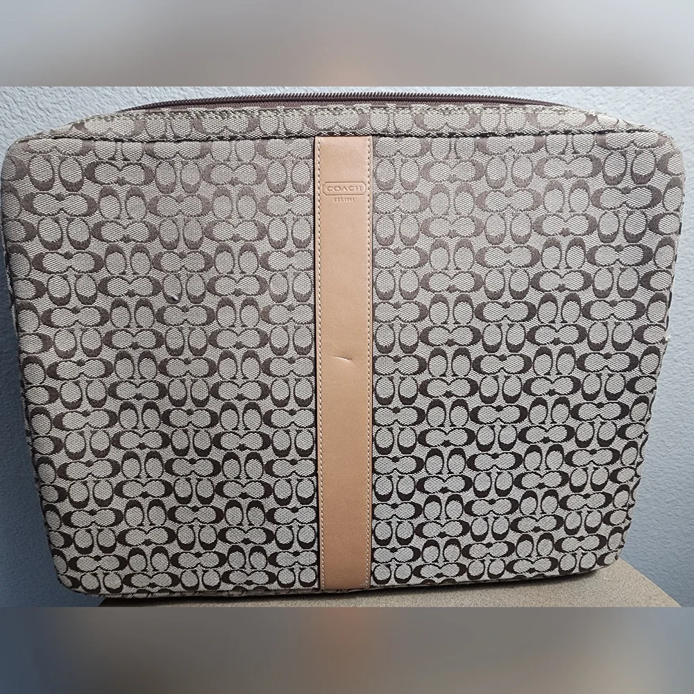 Coach Signature Laptop Sleeve